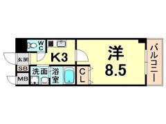 BLOOM LIFE TSUKAGUCHIの間取り画像