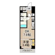 インプルーブ三宮イーストの間取り画像