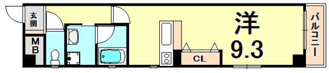 リヴェール北野坂の間取り画像