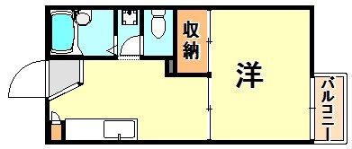 中津ハイツの間取り画像