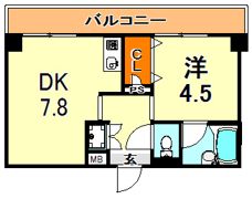 サンライズコートの間取り画像