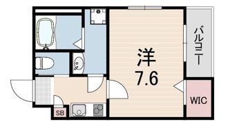 ワコーレヴィータ国香通の間取り画像
