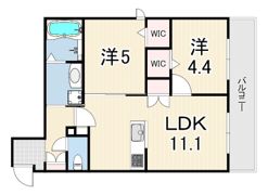 プラフロール武庫之荘の間取り画像