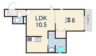 ハートリーフ瓦林の間取り画像