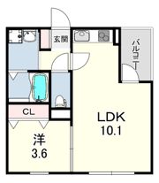 リブレメゾン東鳴尾1の間取り画像