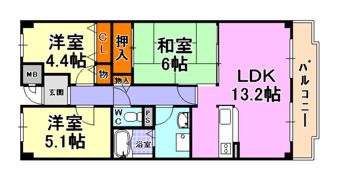オルテンシアKOBEの間取り画像