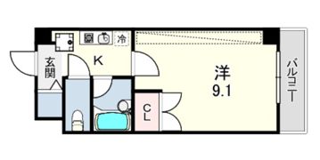 クリスティ南塚口の間取り画像