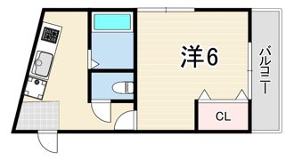 メゾンフジの間取り画像