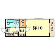 シルクパレス三宮の間取り画像