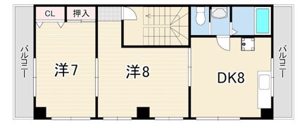 森野ハイツの間取り画像