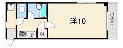 菅ハイツの間取り画像