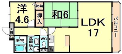 エムグランツ壱番館の間取り画像