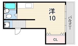フラワービルディングの間取り画像