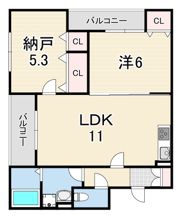 フォレストクリエオーレ大蔵海岸の間取り画像