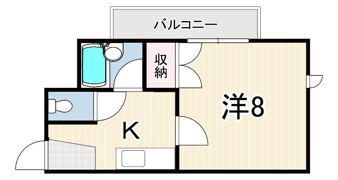 ラメール新神戸の間取り画像
