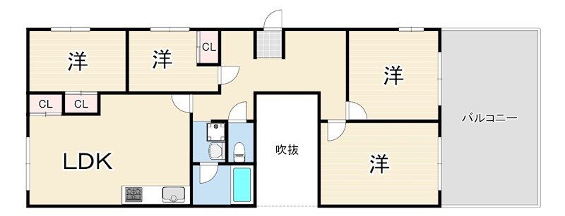 近くのローソンストア100 LS明石本町店まで115m（徒歩2分）
