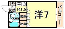 フェミナ伊丹の間取り画像