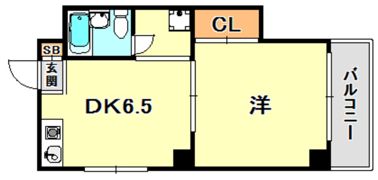 柳本マンションの間取り画像