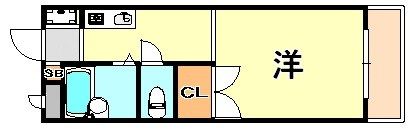 ヴィラ六甲の間取り画像