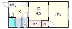 パオビルの間取り画像