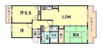 コンフォール広田の間取り画像