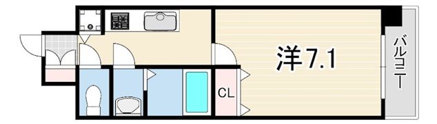 KDXレジデンス三宮の間取り画像