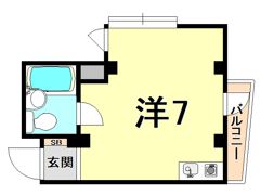 シャトー甲陽の間取り画像