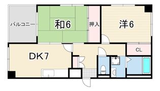 フローラハイツ筒井の間取り画像