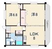 第2熊内コーポラスの間取り画像