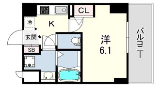 神戸国香通FUTURの間取り画像