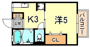 サンライフ森の間取り画像