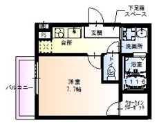 フジパレス栗山公園の間取り画像
