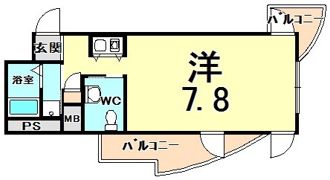 インター・フェルティR2甲子園の間取り画像