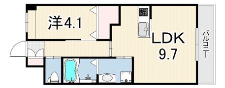 ユニヴェールの間取り画像