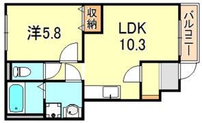 ヴィーブル東二見の間取り画像