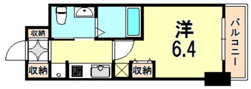 エステムコート神戸ハーバーランド前6ピクシスの間取り画像