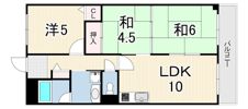 ヴェルテスIKEMOTOの間取り画像