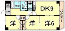 パピオツインタワーの間取り画像