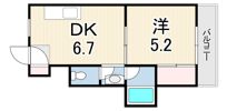 ルワージュ立花の間取り画像