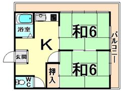 光マンションの間取り画像