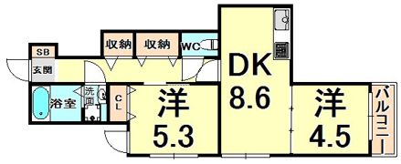 ハウス オブ グレイスの間取り画像