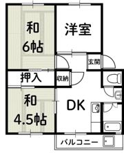 神陵台特別 1号棟の間取り画像