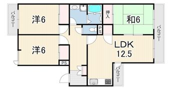 マンション寿の間取り画像