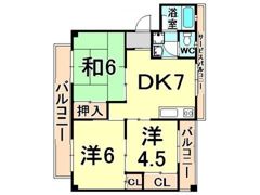 安田コーポの間取り画像