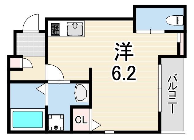 近くのローソン 上ヶ原二番町店まで419m(徒歩6分)