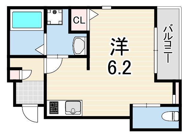 近くのローソン 上ヶ原二番町店まで419m(徒歩6分)