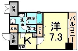 PASEO三軒寺通りの間取り画像