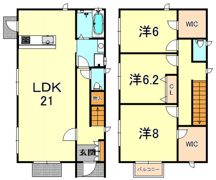 ドミール芦屋の間取り画像