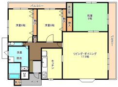 シャルマン屋敷本の間取り画像