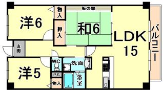 ラ・フォーレ北園田の間取り画像